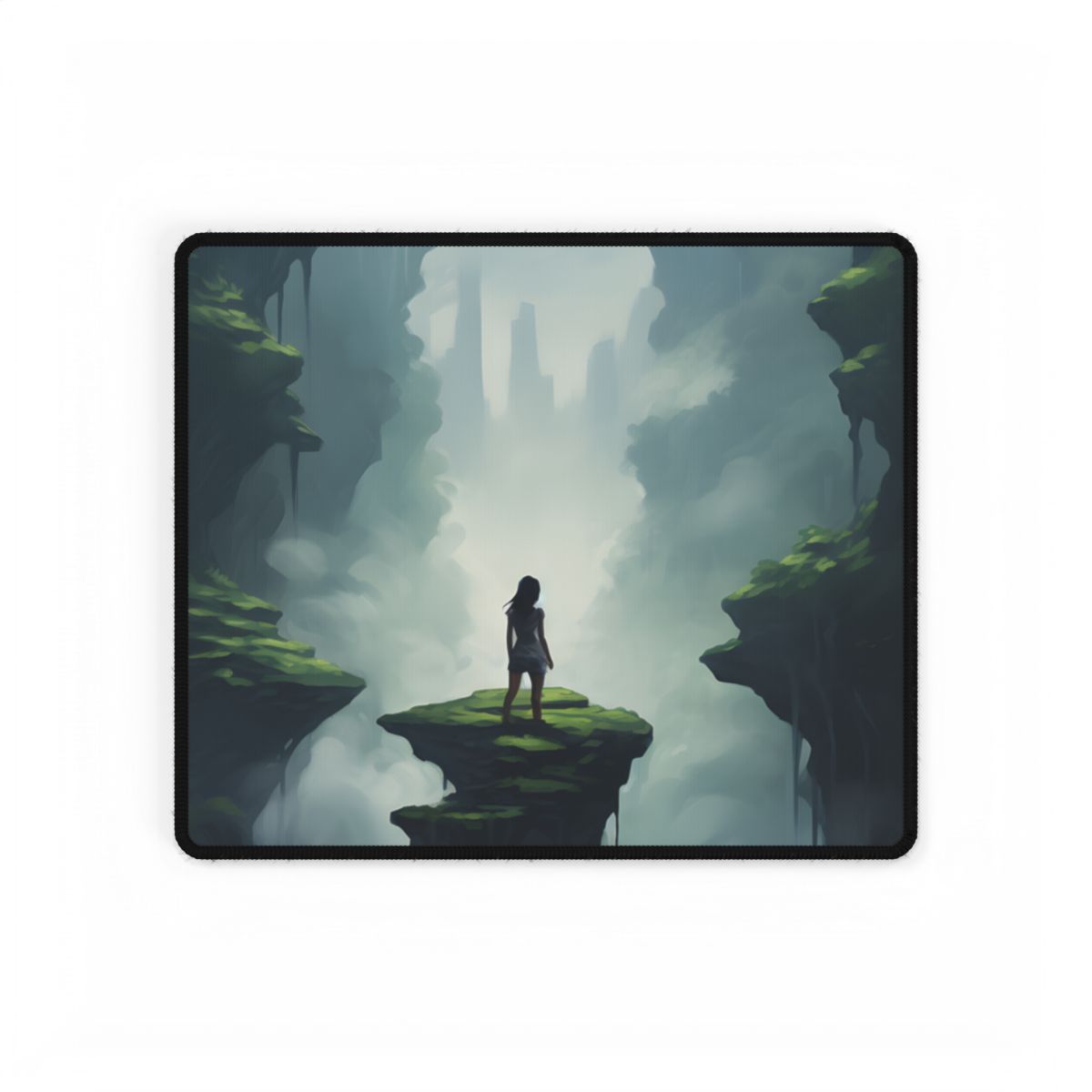 In Conversation: Indoor Portrait Artwork - Desk Mat