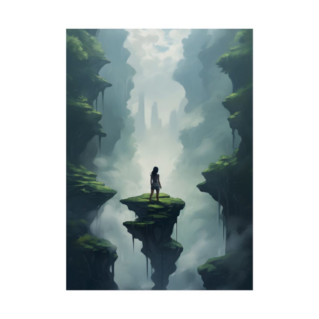 In Conversation: Indoor Portrait Artwork - Poster
