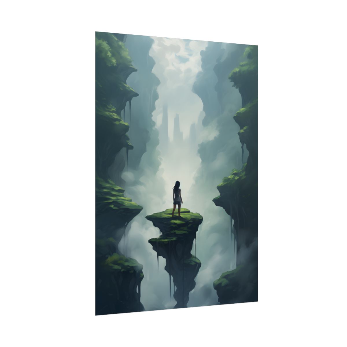 In Conversation: Indoor Portrait Artwork - Poster