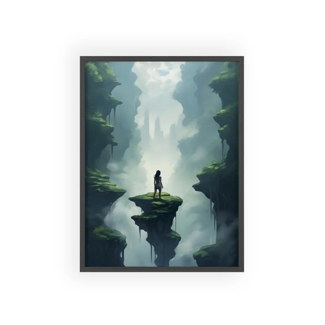 In Conversation: Indoor Portrait - Framed Poster