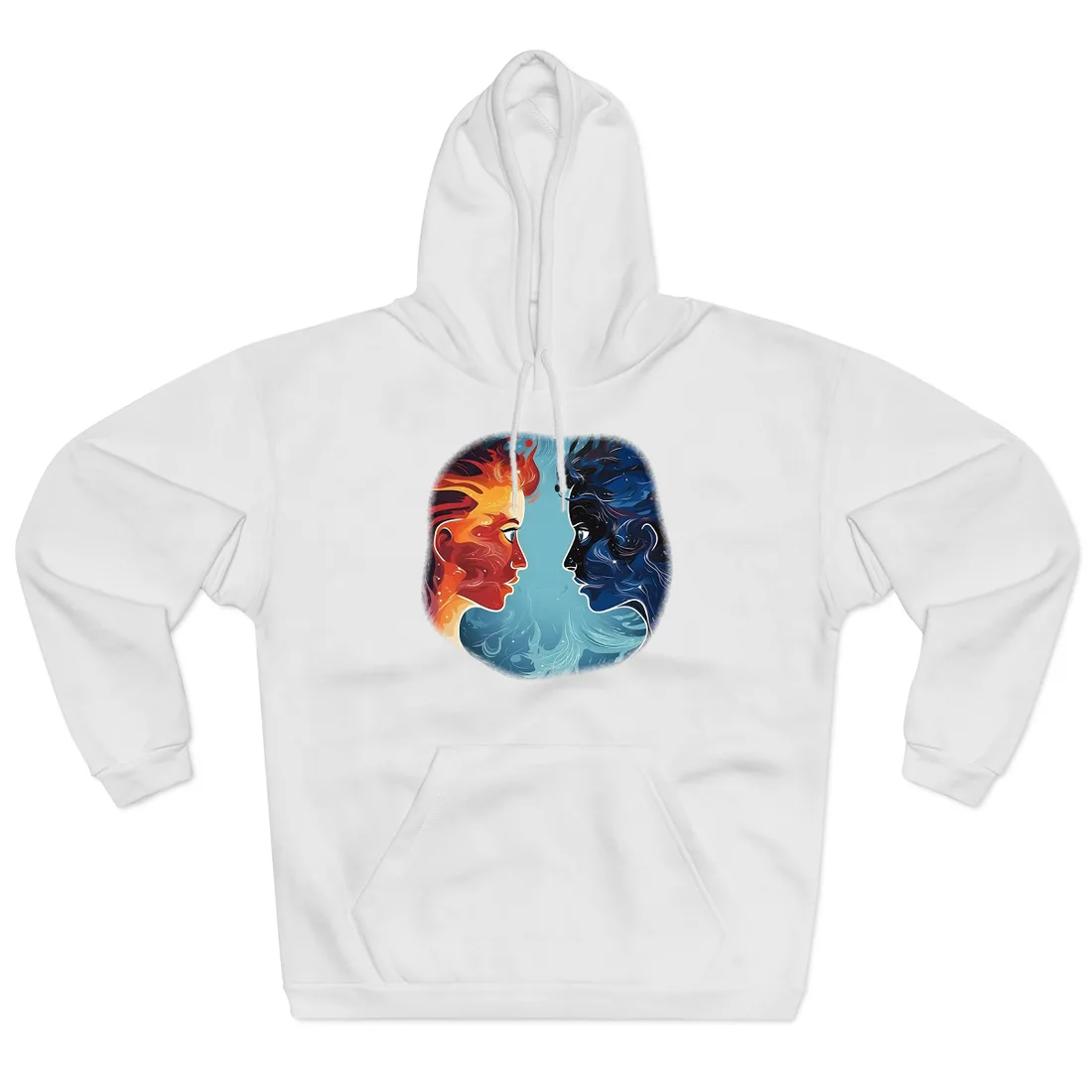 Intervention Data Points: Complex Graph Analysis - Hoodie (White)