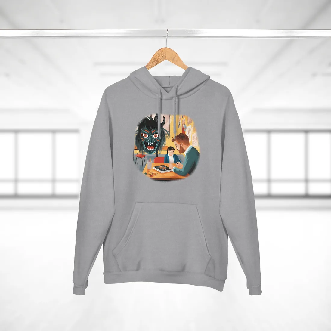 Intervention Management Glossary: Color-Coded Clinical Trial Guide - Hoodie (Heather Grey)