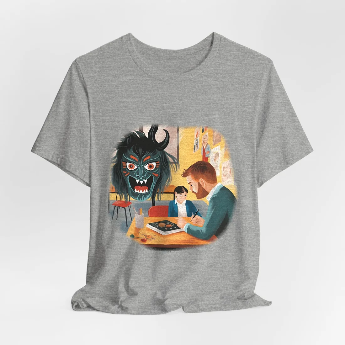 Intervention Management Glossary: Color-Coded Clinical Trial Guide - T-Shirt (Athletic Heather)