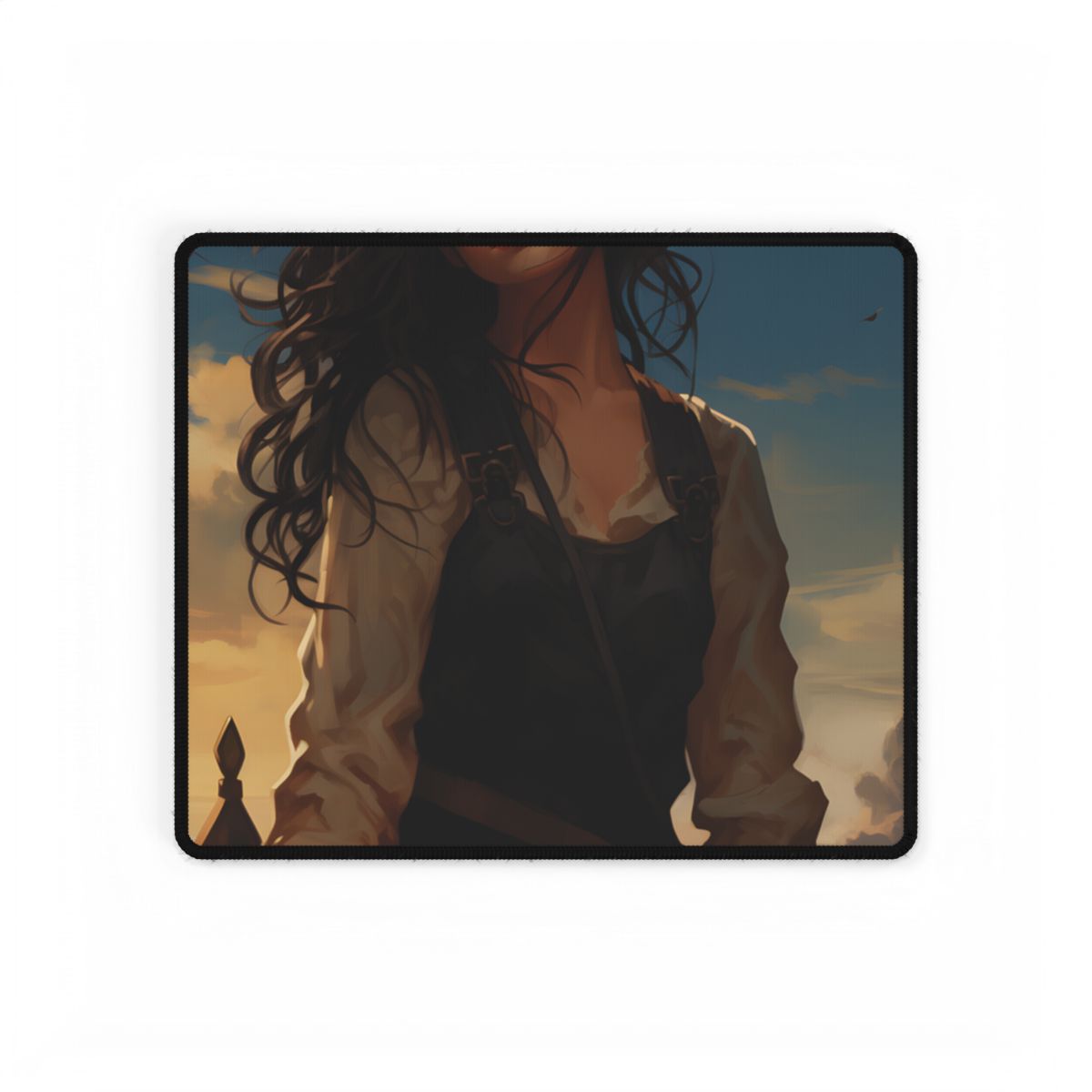 Intimate Hands: A Private Book Moment - Desk Mat