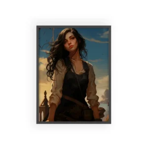 Dusk Sky Lookout Framed Poster