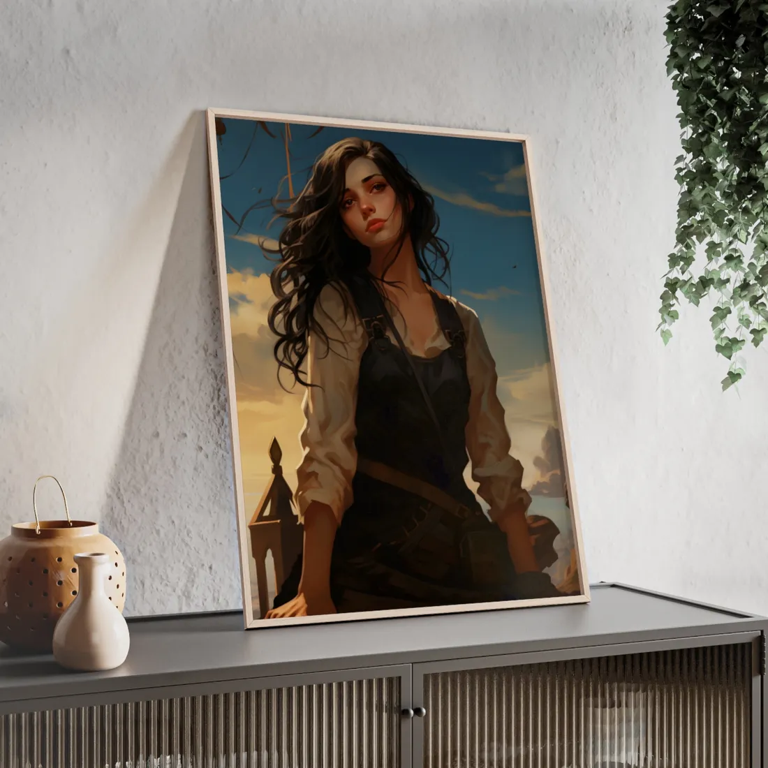 Intimate Hands: A Private Book Moment - Framed Poster