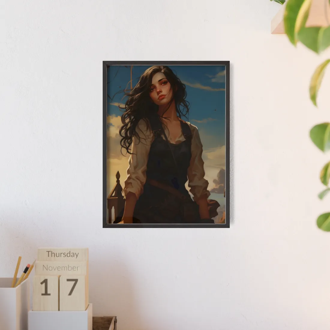 Intimate Hands: A Private Book Moment - Framed Poster