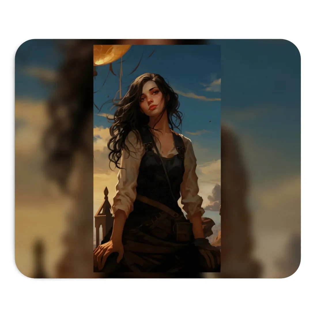 Intimate Hands: A Private Book Moment - Mouse Pad