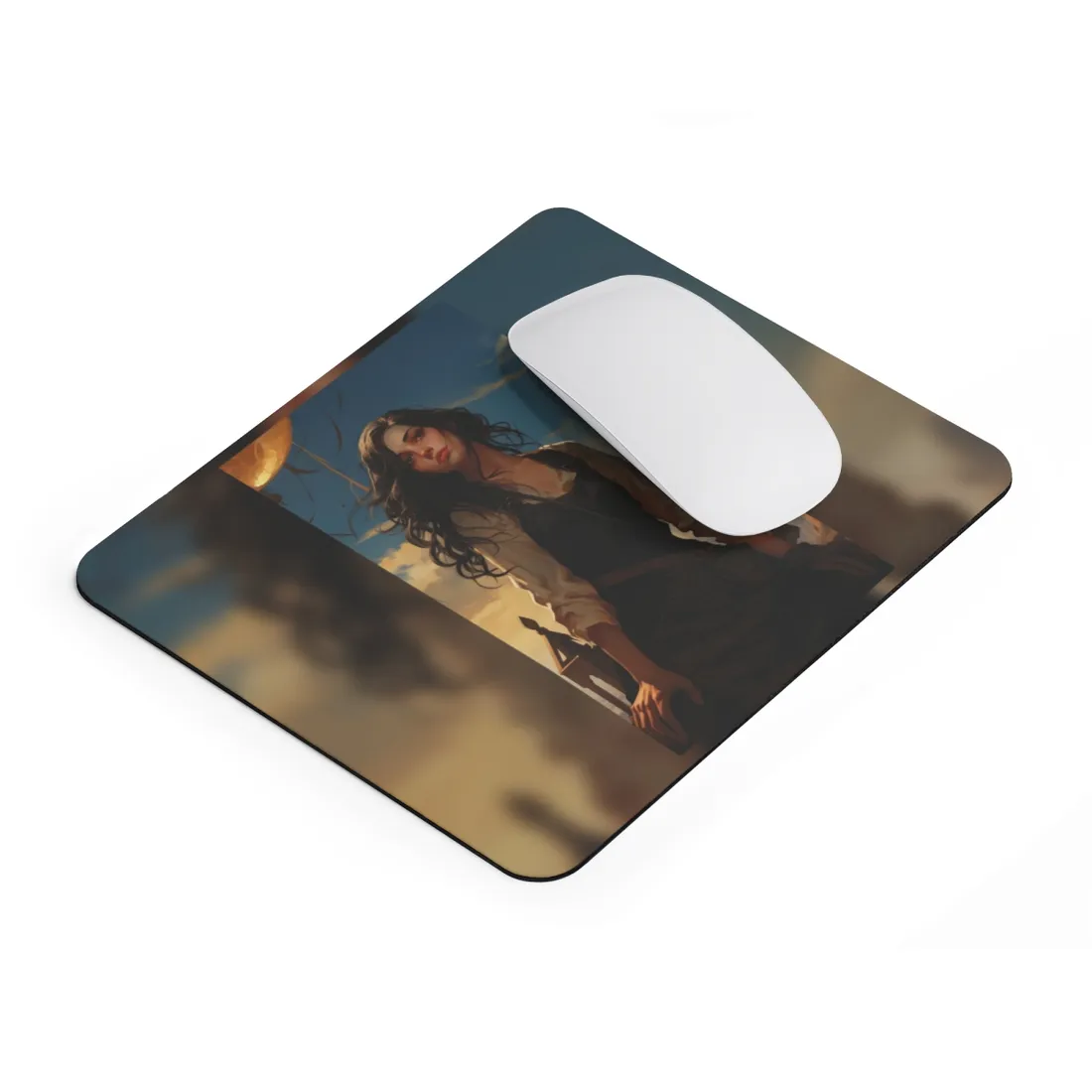 Intimate Hands: A Private Book Moment - Mouse Pad