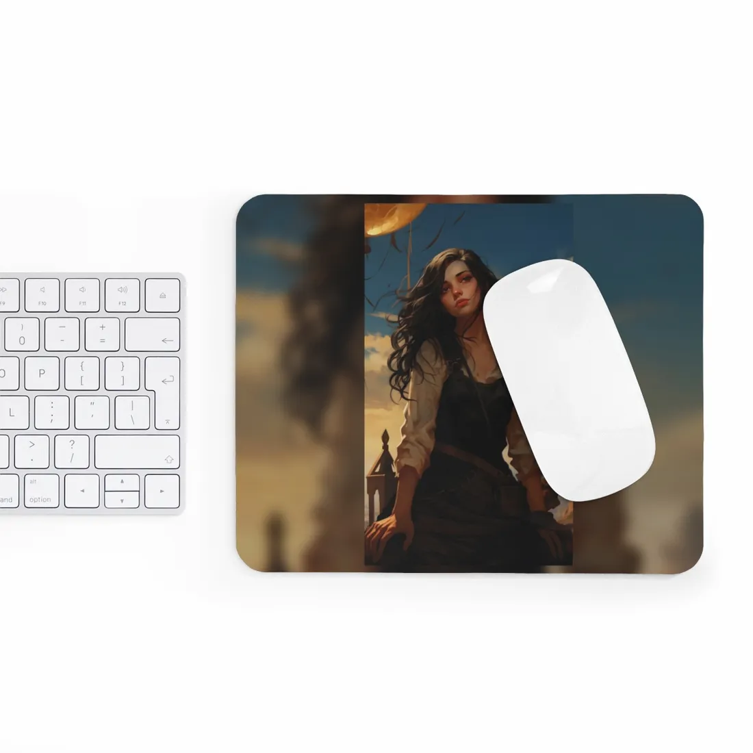Intimate Hands: A Private Book Moment - Mouse Pad