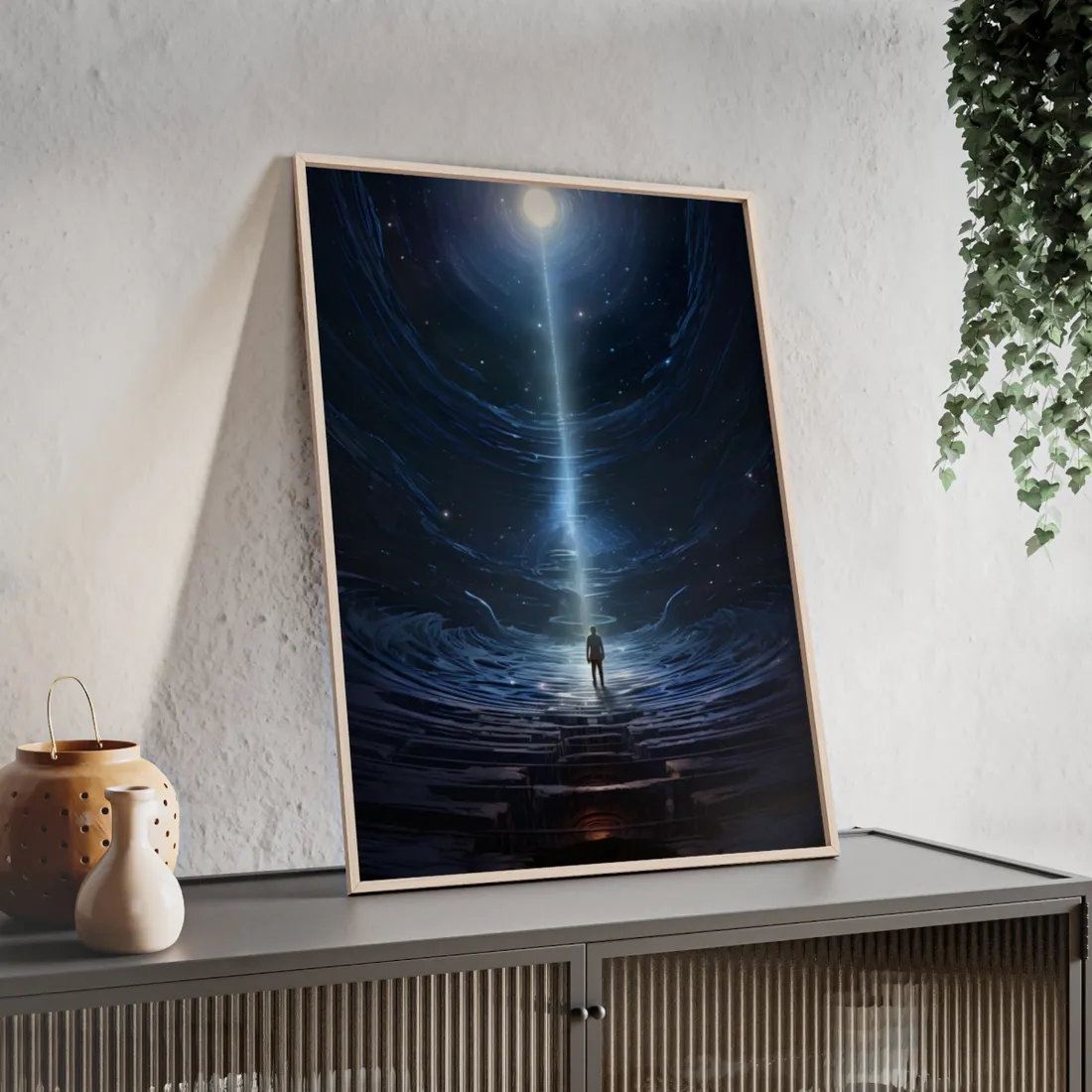 Intrepid Space Explorer: A Journey Through Stars and Galaxies - Framed Poster