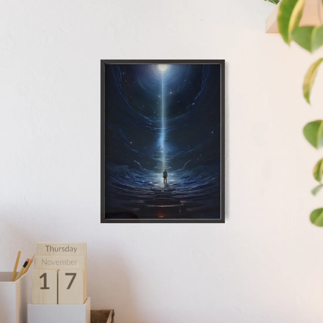 Intrepid Space Explorer: A Journey Through Stars and Galaxies - Framed Poster