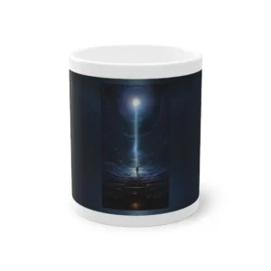 Figure Beneath a Starry Sky Mug