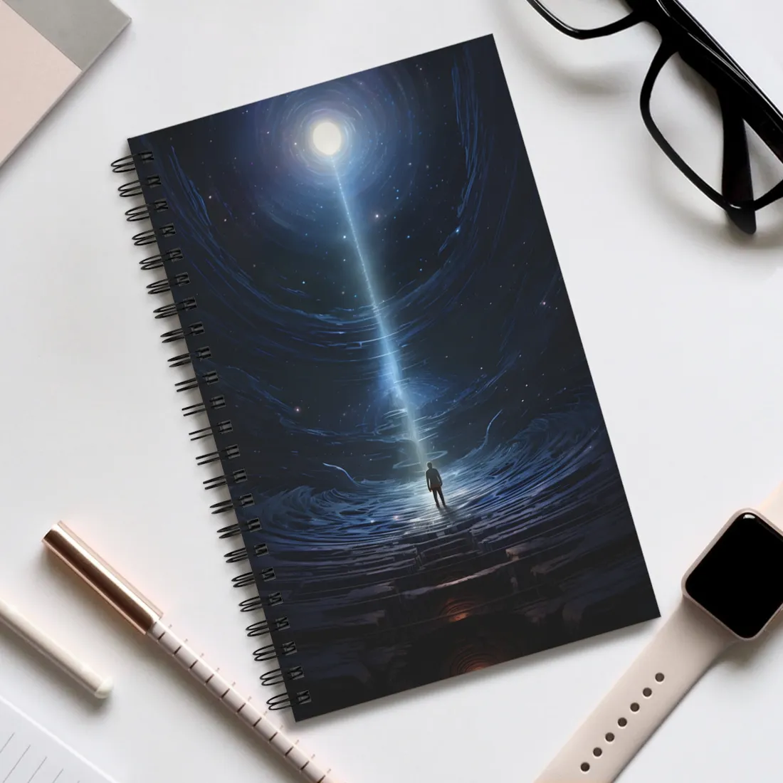 Intrepid Space Explorer: A Journey Through Stars and Galaxies - Spiral Notebook