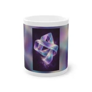 Iridescent Ribbon Loops Mug