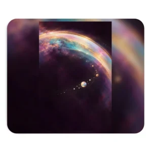 Iridescent Spheres in Nebula Mouse Pad