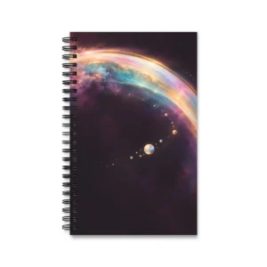 Iridescent Spheres in Nebula Spiral Notebook