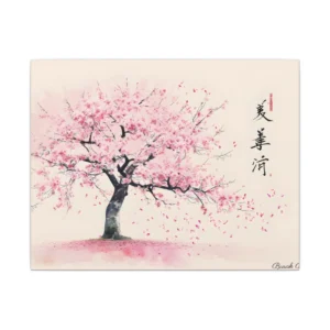 Cherry Blossom Tree Canvas Print
