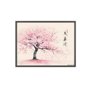 Cherry Blossom Tree Framed Poster