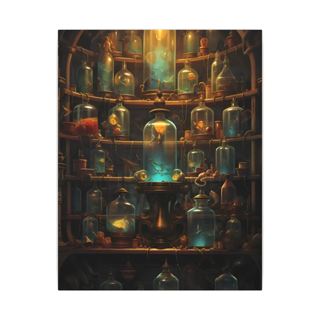 Lab Curiosities: Mysterious Research Space - Canvas