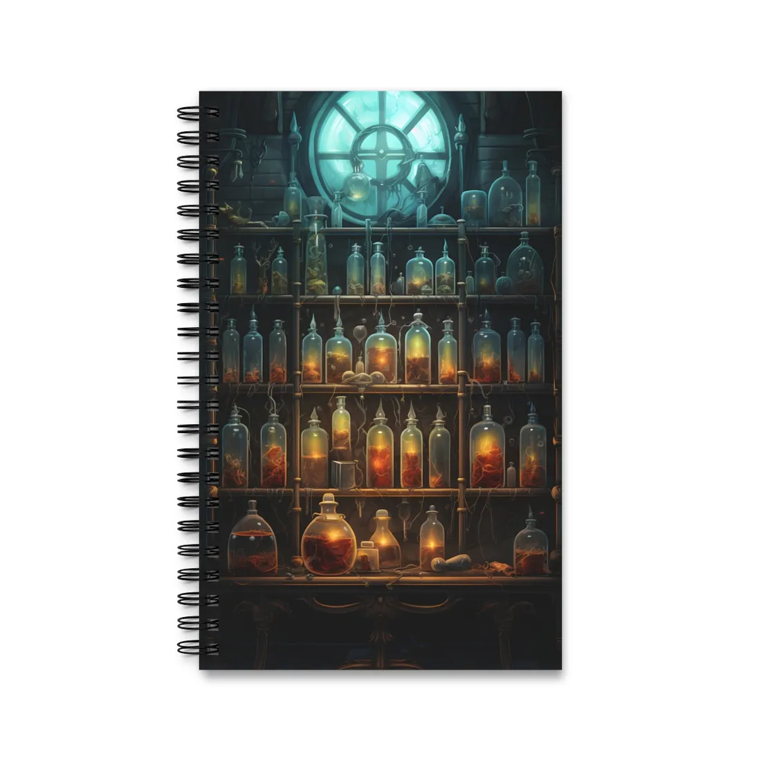 Lab Secrets: A Mysterious Science Experiment Unveiled - Spiral Notebook