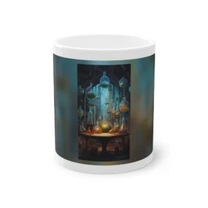 Alchemy Laboratory with Glass Flasks Mug