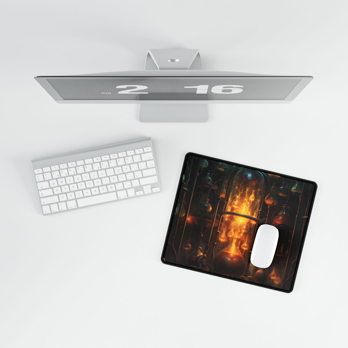 Laboratory Insights: A Scientific Research Artwork - Desk Mat