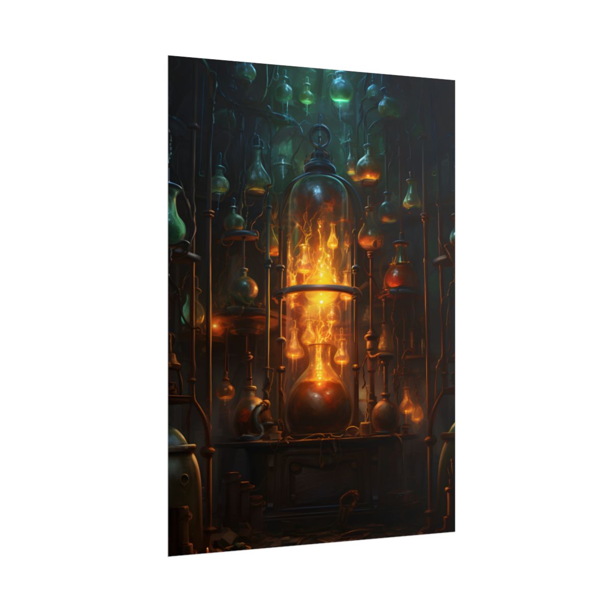 Laboratory Insights: A Scientific Research Artwork - Poster