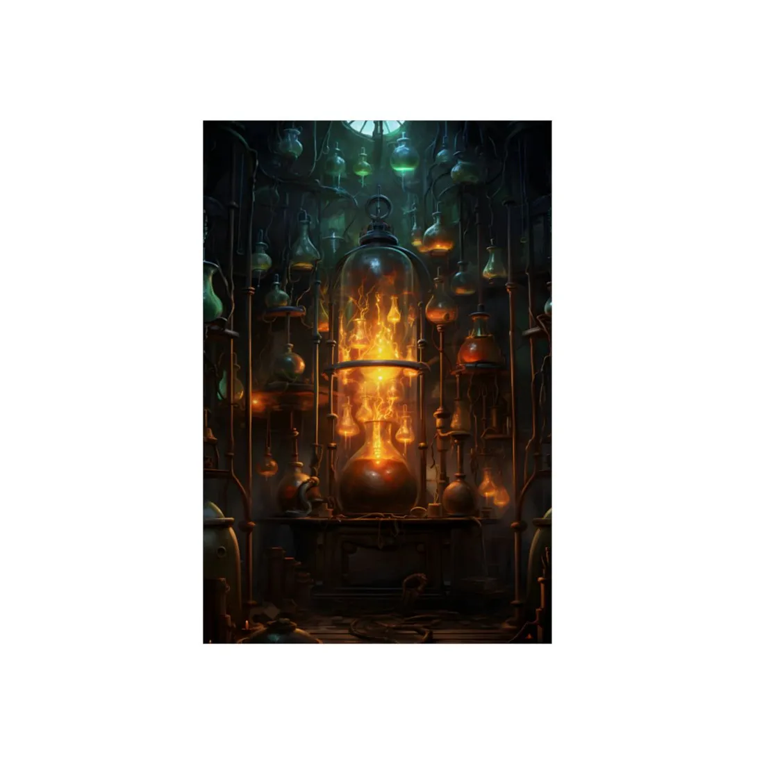 Laboratory Insights: A Scientific Research - Metal Poster