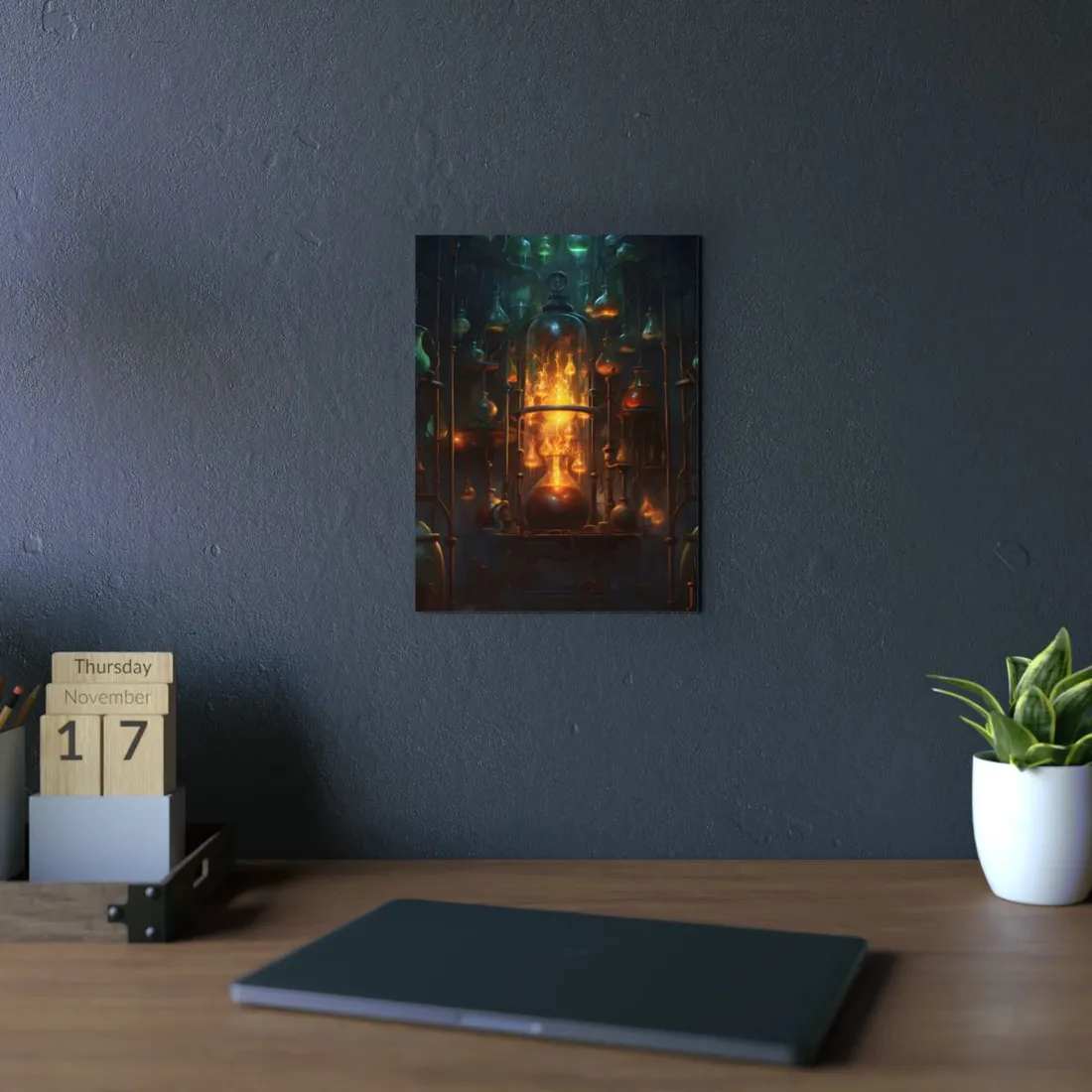 Laboratory Insights: A Scientific Research - Metal Poster