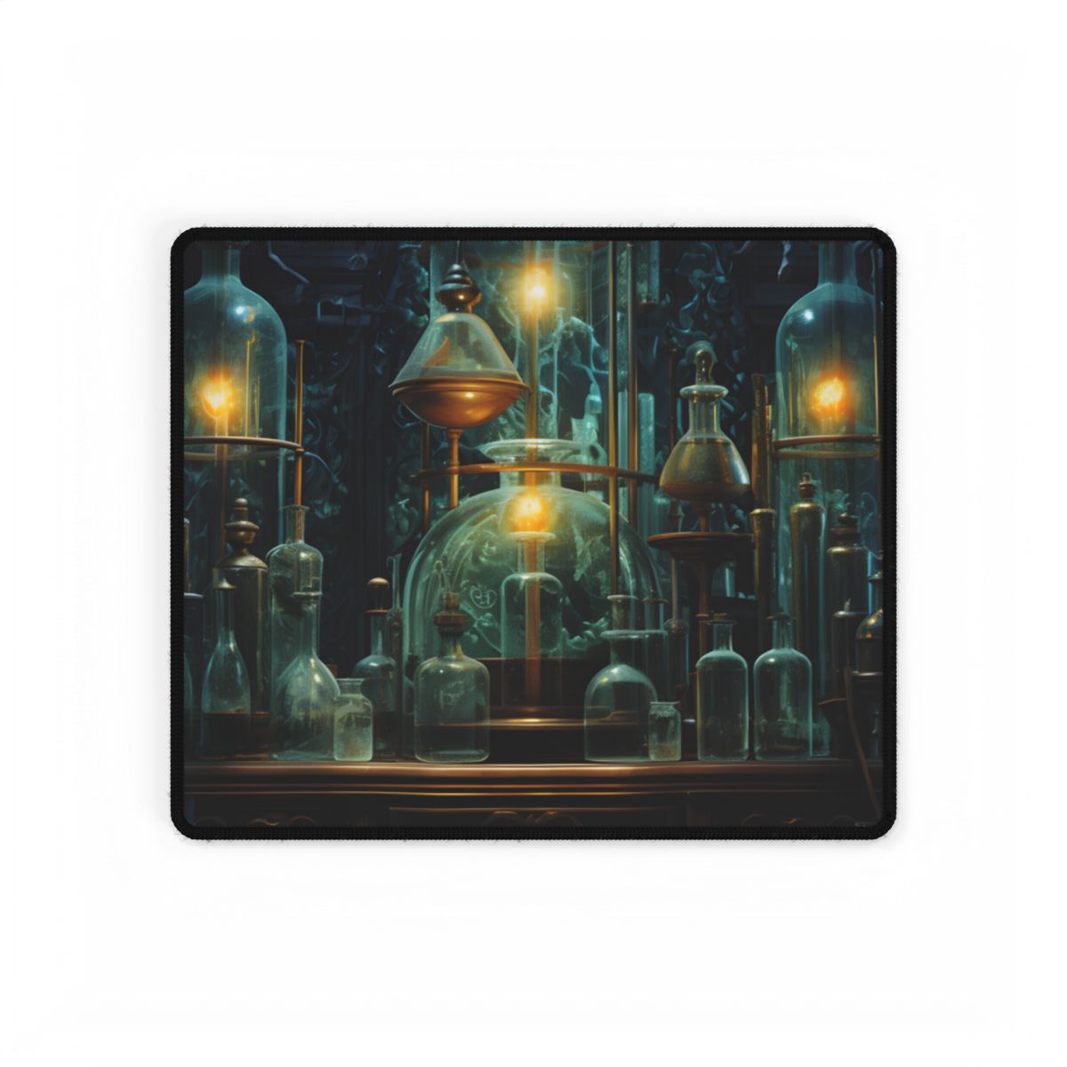 Laboratory Scene: Scientist in Chemical Research - Desk Mat
