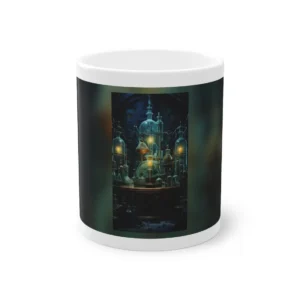 Glass Bottles in Alchemist Laboratory Mug