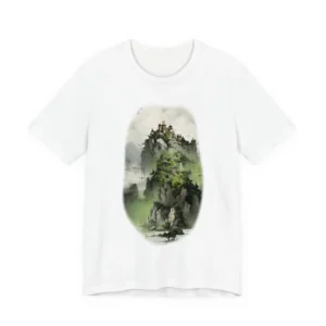 Misty Island with Pagoda T-Shirt