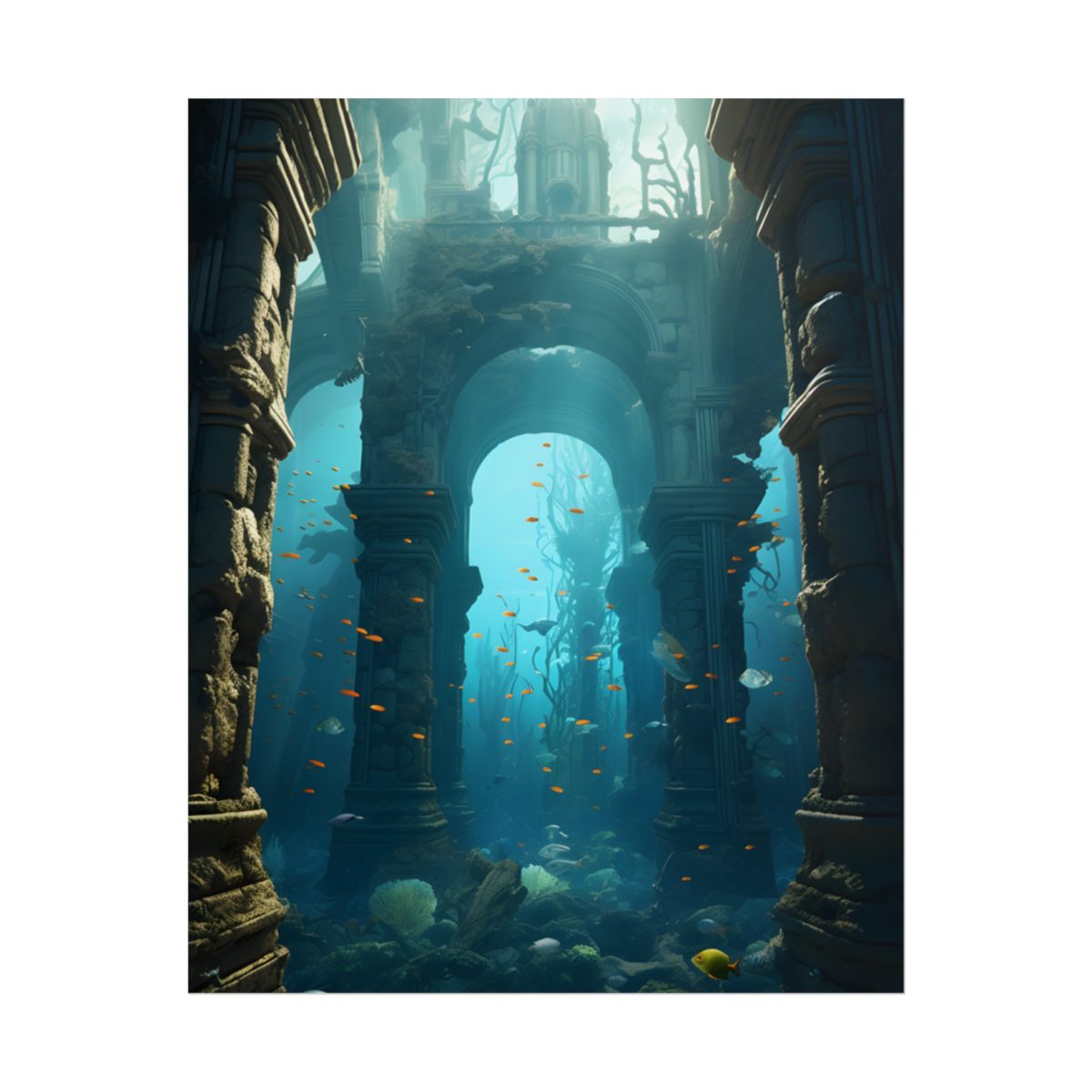 Lost Underwater Ancient City: A Forgotten Civilization - Poster