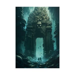 Submerged Stone Gateway Poster