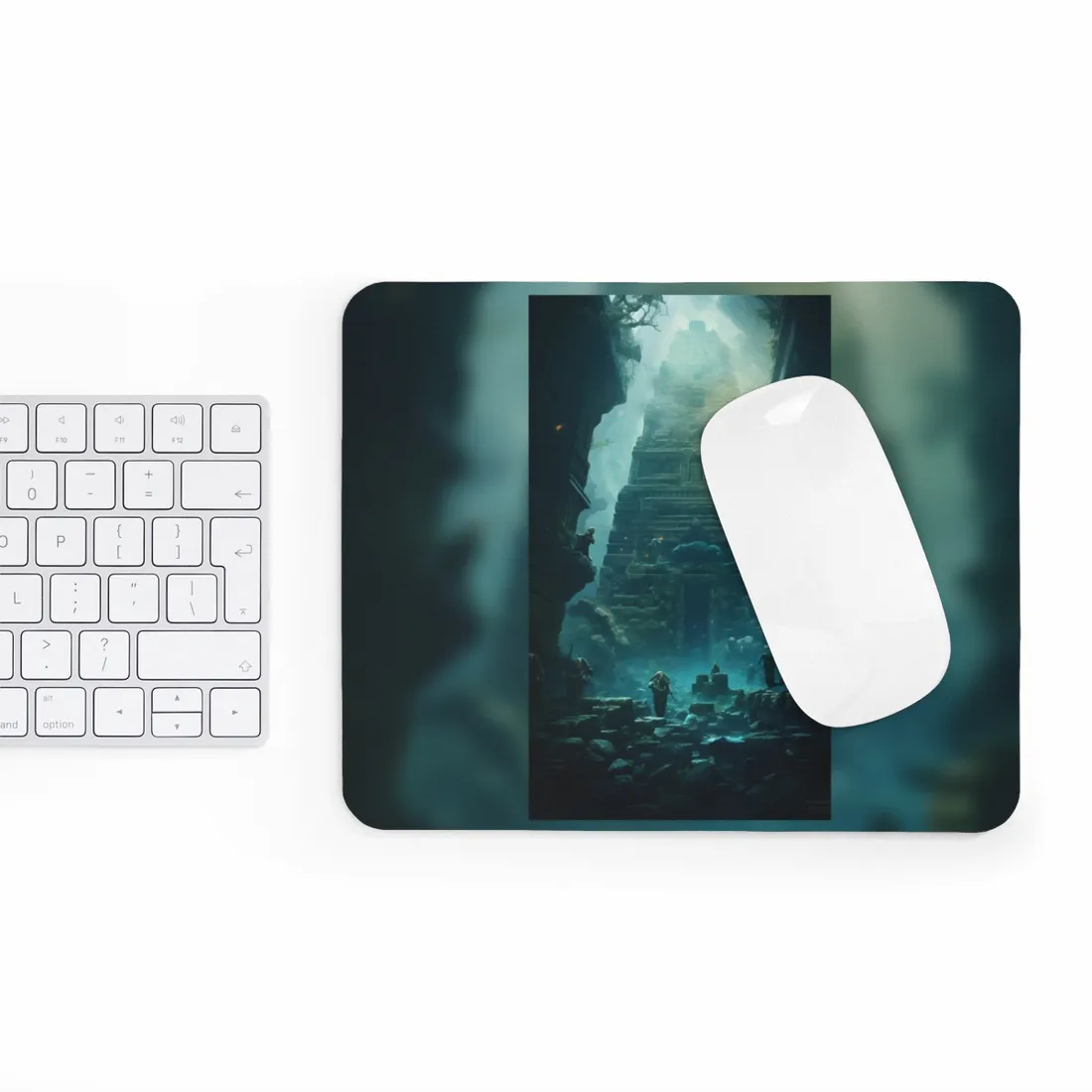 Lost Underwater City: Mystery Beneath the Waves - Mouse Pad