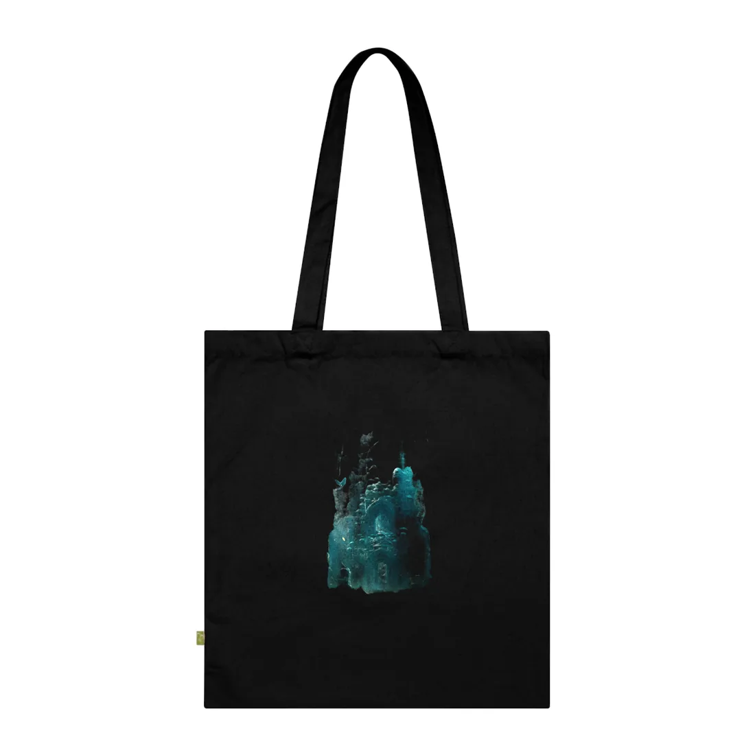 Lost Underwater Civilization: Ancient Artifacts in Mysterious Depths - Tote Bag (Black)