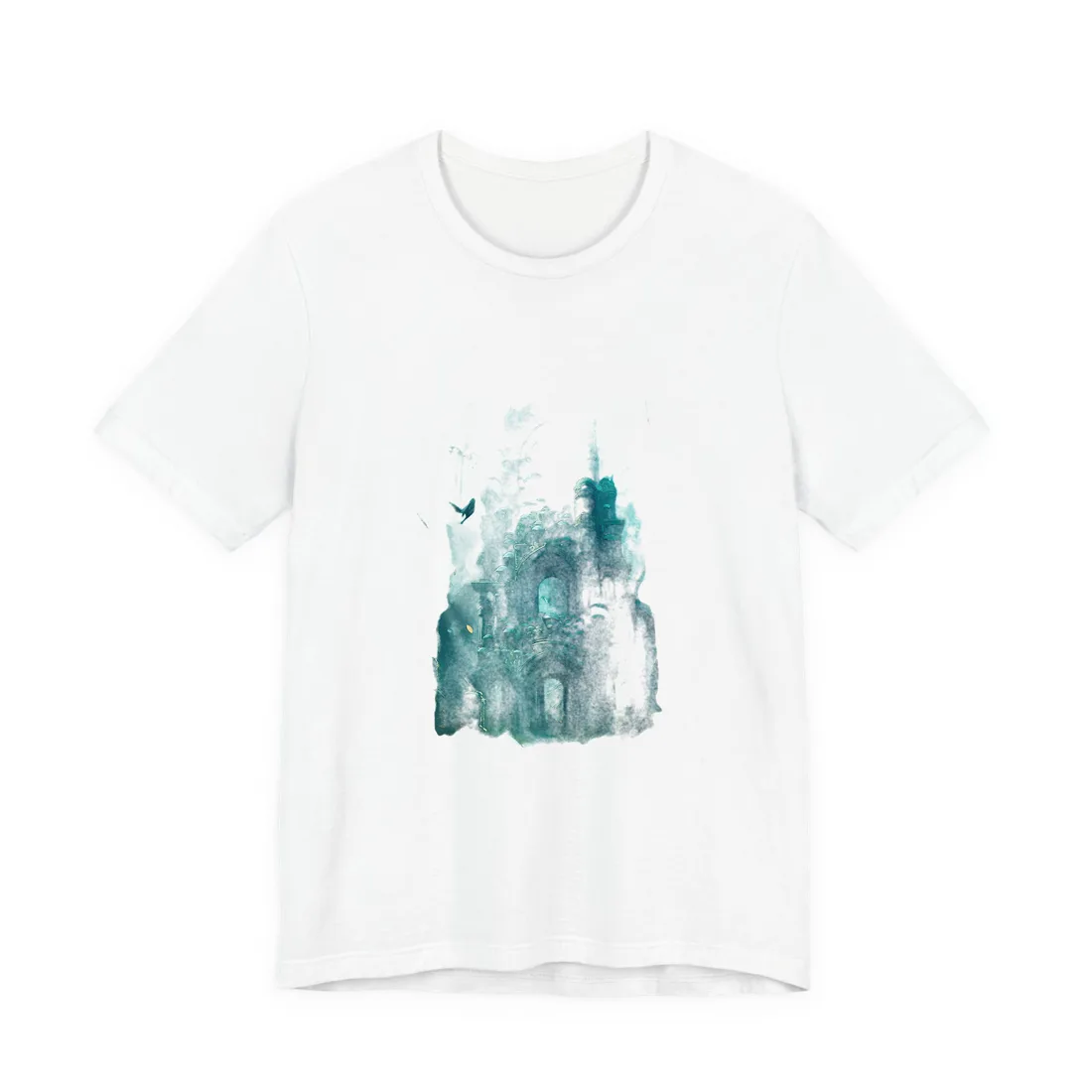 Lost Underwater Civilization: Ancient Artifacts in Mysterious Depths - T-Shirt (White)