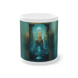 Underwater Stone Tower Ruins Mug