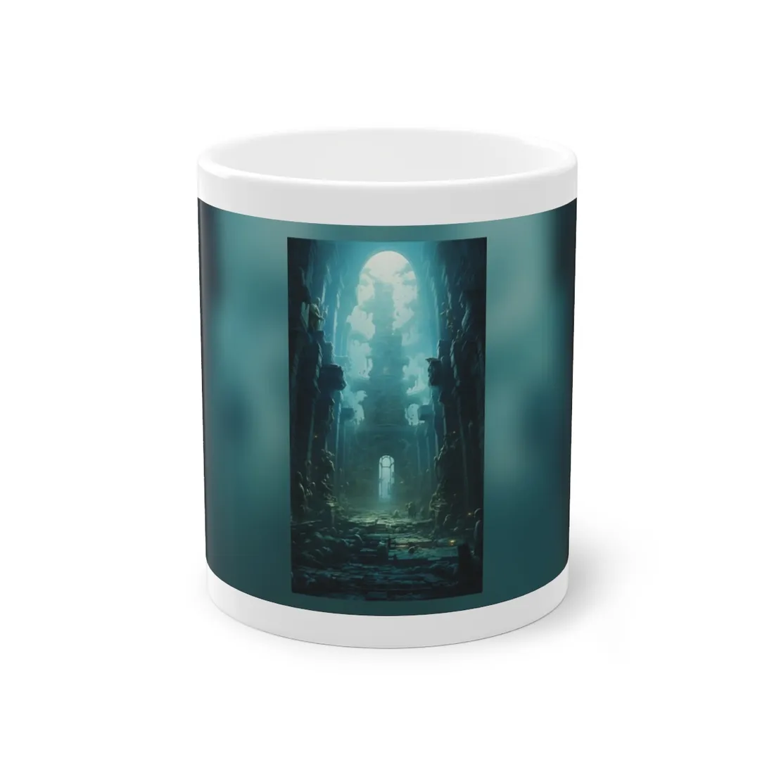 Lost Underwater Civilization: Ancient Ruins in Sunken Depths - Mug