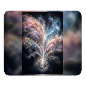 Pastel Nebula Swirl Mouse Pad