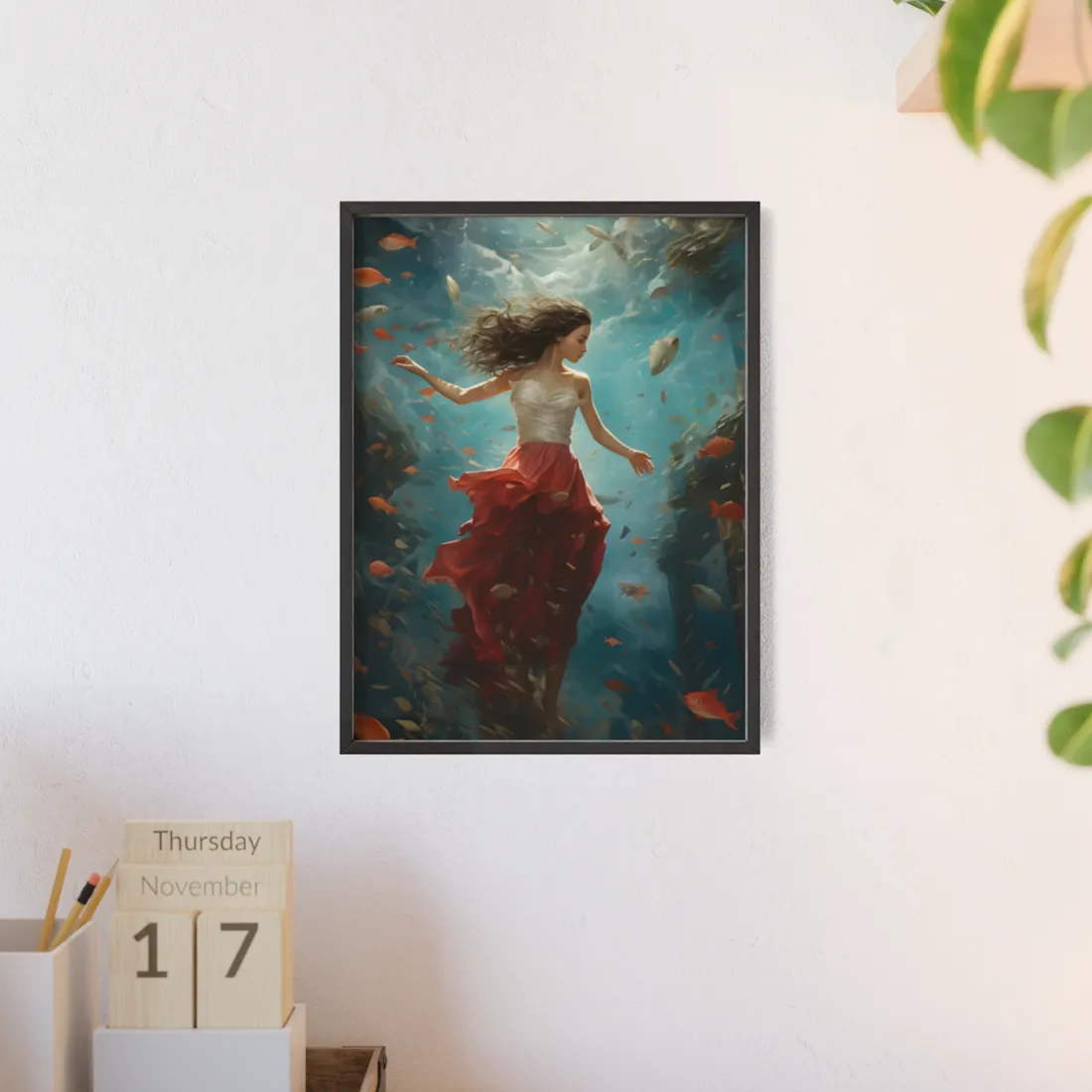Macro Artwork: Close-Up Design Object - Framed Poster