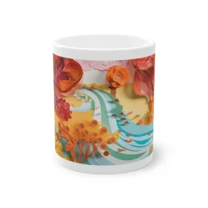 Quilled Paper River Valley Mug