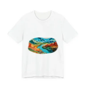 Paper Landscape with River T-Shirt