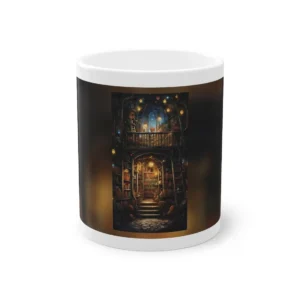 Lantern-Lit Library Nook Mug