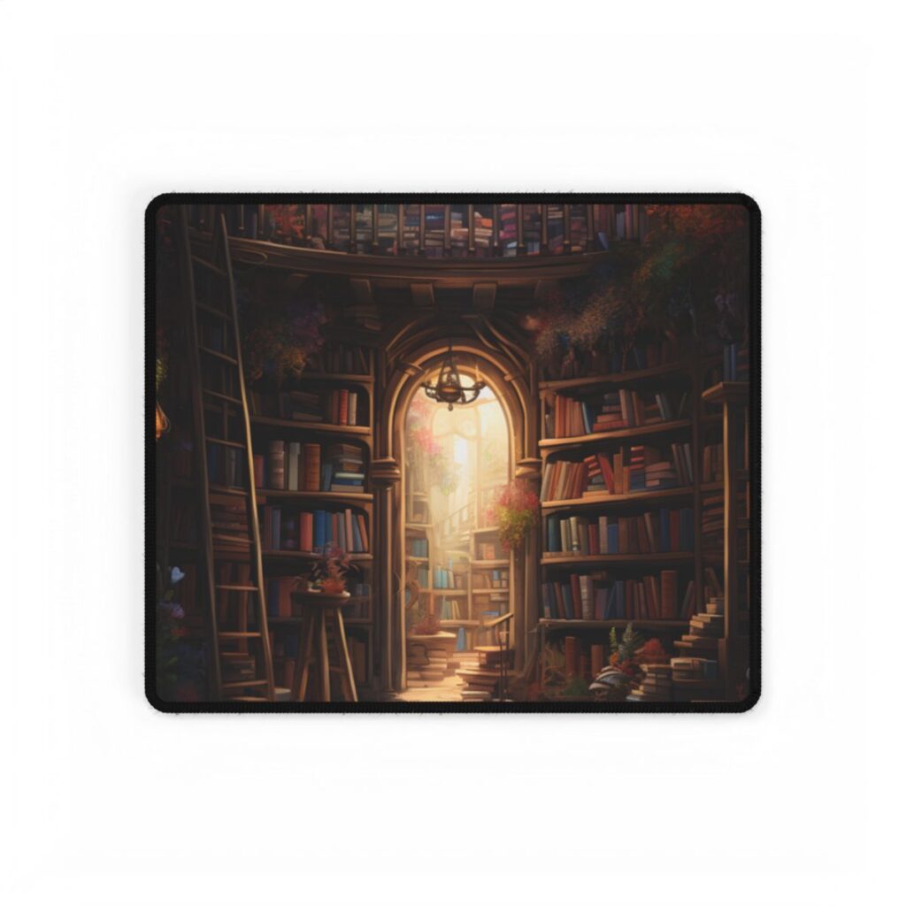 Magical Bookshop: Lost in Cozy Pages - Desk Mat