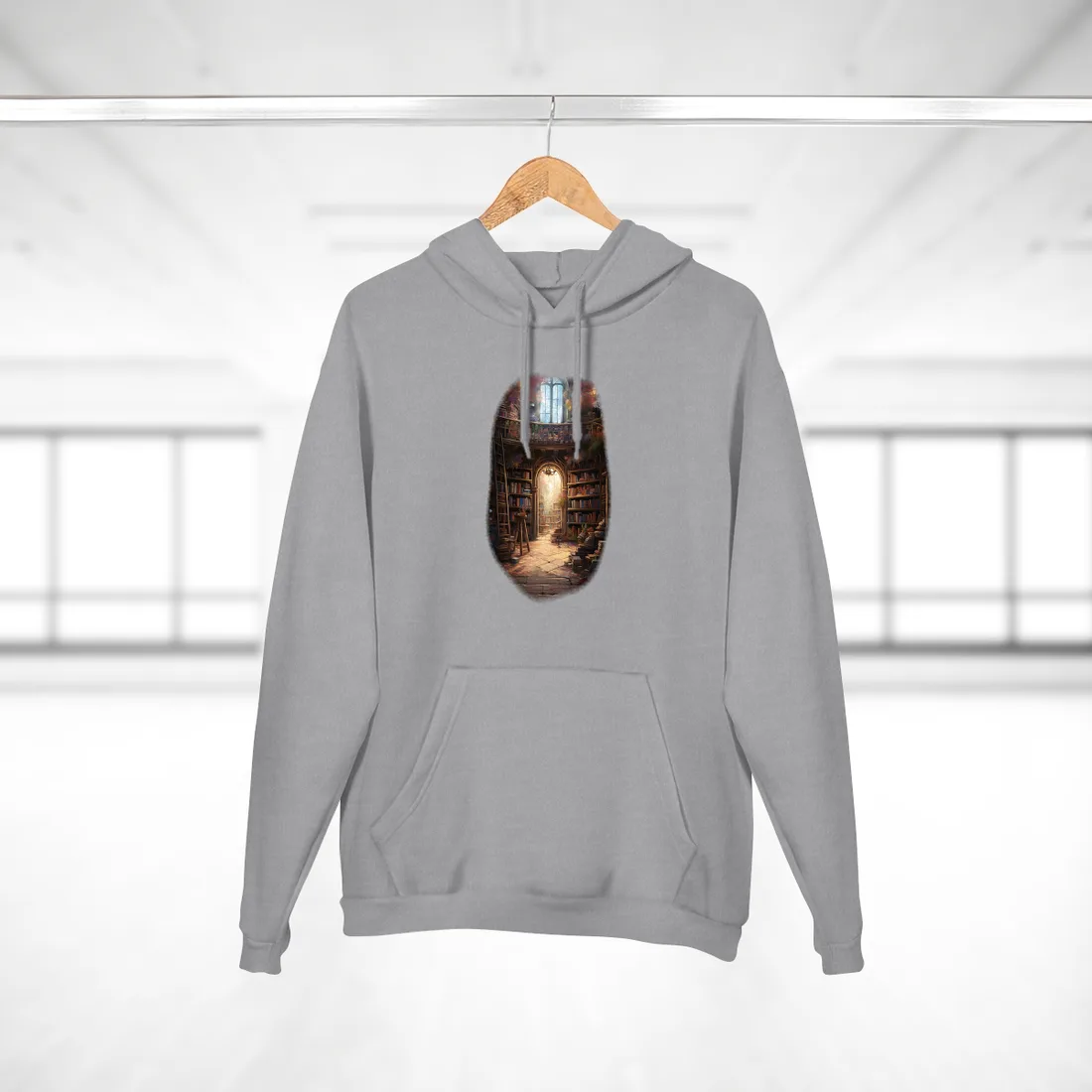 Magical Bookshop: Lost in Cozy Pages - Hoodie (Heather Grey)