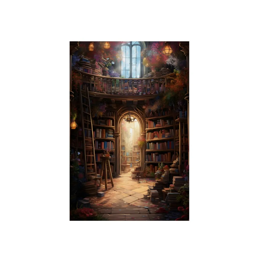 Magical Bookshop: Lost in Cozy Pages - Metal Poster