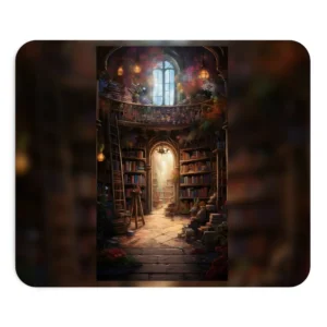 Library with Arched Doorway Mouse Pad