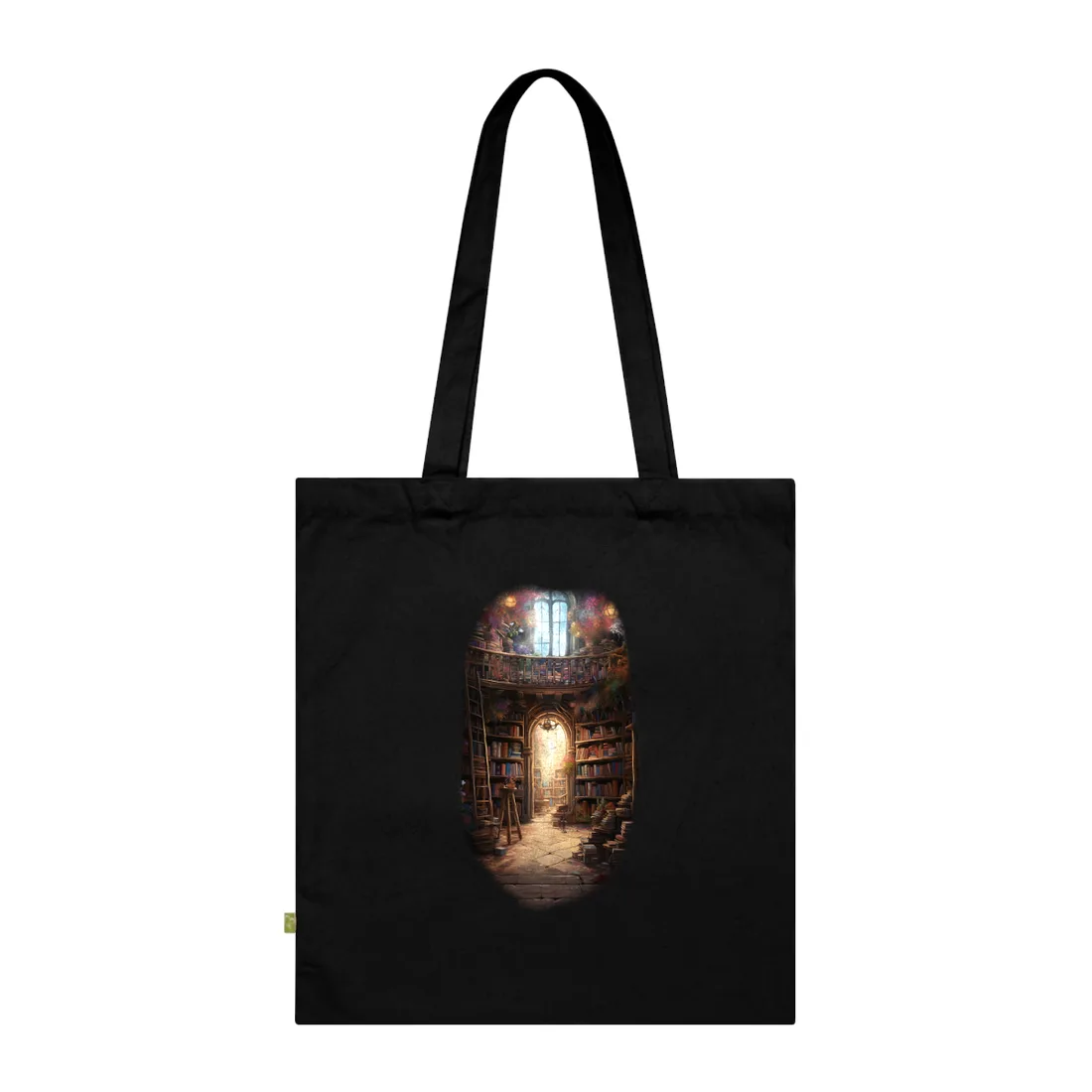 Magical Bookshop: Lost in Cozy Pages - Tote Bag (Black)